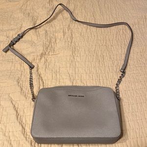 Michael Kors grey used crossbody